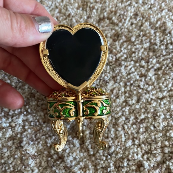 Set of 3 OKER rhinestone picture frame mini chairs - Picture 8 of 16